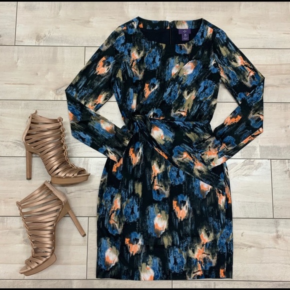 NYDJ Gemma Melting Ikat Dress 6P - Picture 4 of 7